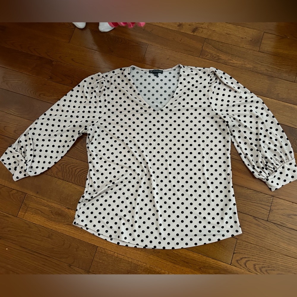 Polka dot blouse